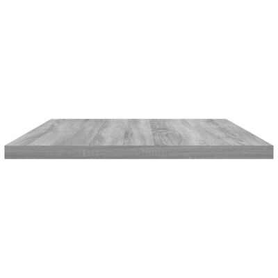 vidaXL Wandschappen 4 st 60x30x1,5 cm bewerkt hout grijs sonoma eiken