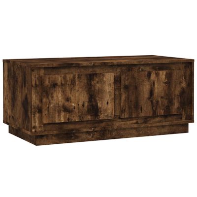 vidaXL Salontafel 102x50x44 cm bewerkt hout gerookt eikenkleurig