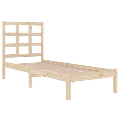 vidaXL Bedframe massief hout 100x200 cm