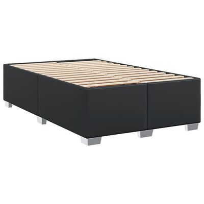 vidaXL Bedframe kunstleer zwart 120x200 cm