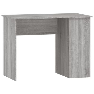 vidaXL Bureau 100x55x75 cm bewerkt hout grijs sonoma eikenkleurig