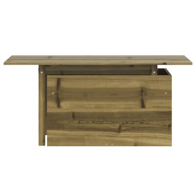 vidaXL Tuintafel 100x50x75 cm geïmpregneerd grenenhout