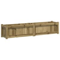 vidaXL Plantenbak 150x31x31 cm geïmpregneerd grenenhout