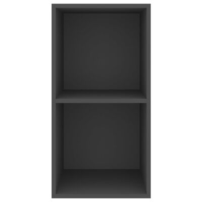 vidaXL Tv-wandmeubel 37x37x72 cm bewerkt hout grijs