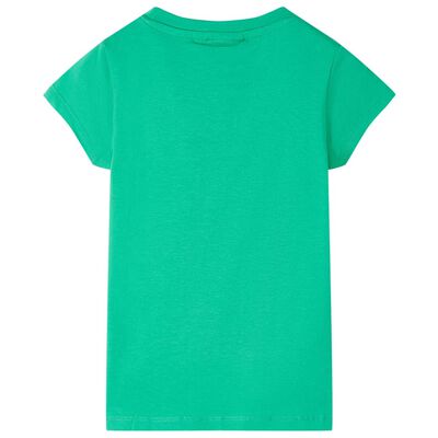 Kindershirt 104 groen