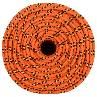 vidaXL Boottouw 8 mm 250 m polypropyleen oranje