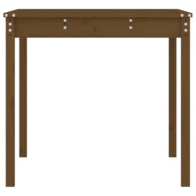 vidaXL Tuintafel 121x82,5x76 cm massief grenenhout honingbruin