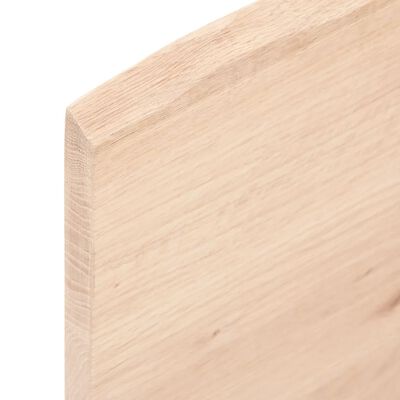 vidaXL Wandschap 60x60x2 cm onbehandeld massief eikenhout