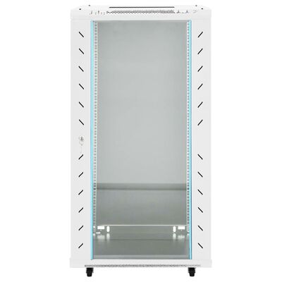 vidaXL Netwerkkast 22U 19" IP20 60x60x120 cm grijs