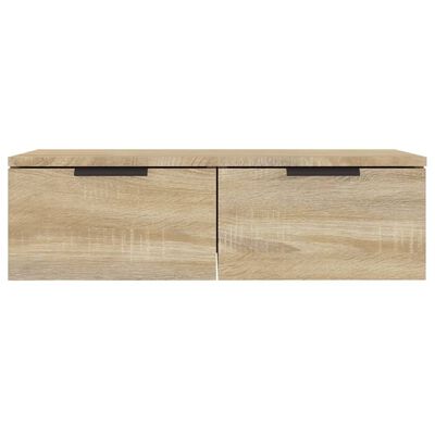 vidaXL Wandkast 68x30x20 cm bewerkt hout sonoma eikenkleurig