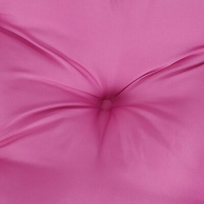 vidaXL Palletkussen 120x80x12 cm stof roze