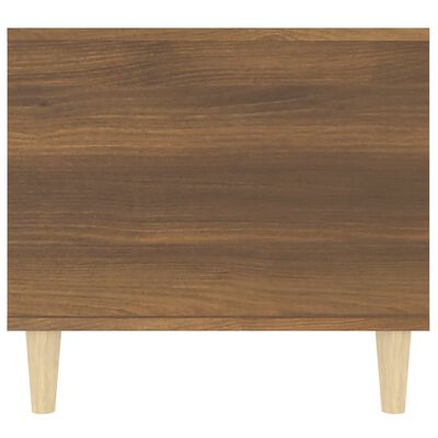 vidaXL Salontafel 90x49x45 cm bewerkt hout bruineiken