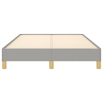 vidaXL Bedframe stof lichtgrijs 120x190 cm