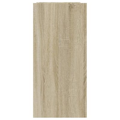 vidaXL Dressoir 100x35x75 cm bewerkt hout sonoma eikenkleurig