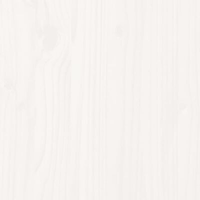 vidaXL 7-delige Barset massief grenenhout wit