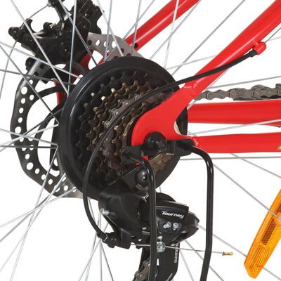 vidaXL Mountainbike 21 versnellingen 26 inch wielen 36 cm rood