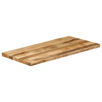 vidaXL Tafelblad met natuurlijke rand 110x60x3,8 cm massief mangohout