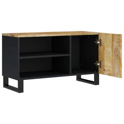 vidaXL Tv-meubel 80x33x46 cm massief mangohout en bewerkt hout