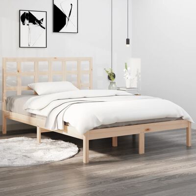 vidaXL Bedframe massief hout 160x200 cm