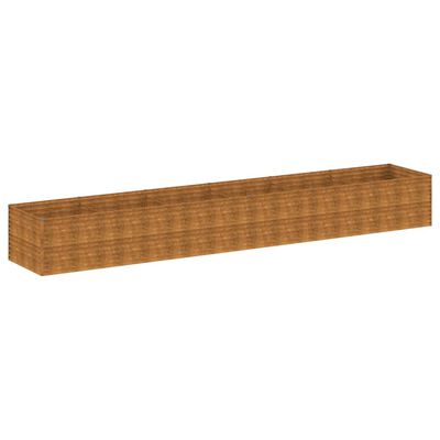 vidaXL Plantenbak verhoogd 578x100x69 cm cortenstaal