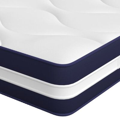 vidaXL Pocketveringmatras middelhard-hard 90x200 cm