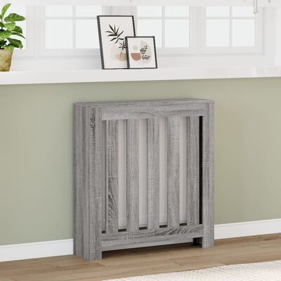 vidaXL Radiatorombouw 78x20x82 cm bewerkt hout grijs sonoma eikenkleur