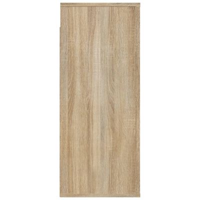 vidaXL Wandkast 80x33x80 cm bewerkt hout sonoma eikenkleurig