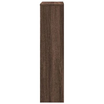 vidaXL Radiatorombouw 104x20x82 cm bewerkt hout bruin eikenkleurig