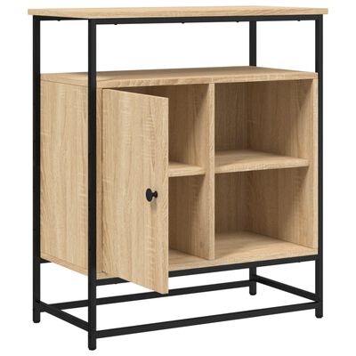 vidaXL Dressoir 69x35x80 cm bewerkt hout sonoma eikenkleurig