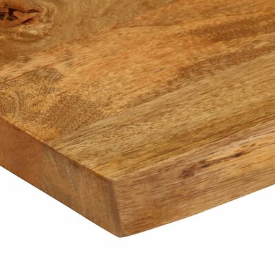 vidaXL Tafelblad met natuurlijke rand 120x40x3,8 cm massief mangohout