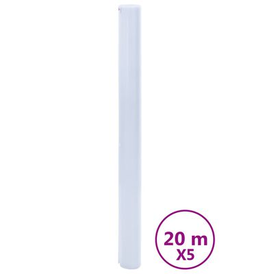 vidaXL Raamfolies 5 st statisch mat PVC transparantgrijs