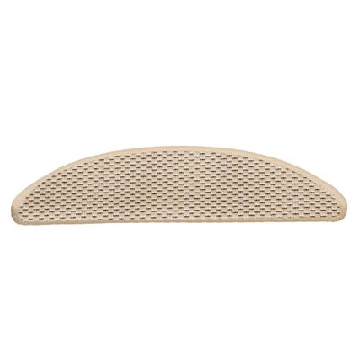 vidaXL Trapmatten zelfklevend 15 st sisal-look 56x17x3 cm berber