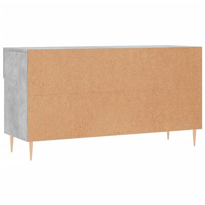 vidaXL Schoenenbank 102x35x55 cm bewerkt hout betongrijs