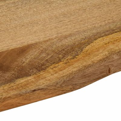 vidaXL Tafelblad met natuurlijke rand 90x80x2,5 cm massief mangohout