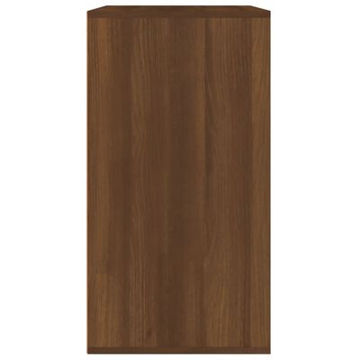 vidaXL Cosmeticakast 80x40x75 cm bewerkt hout bruin eikenkleur