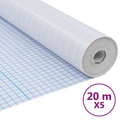 vidaXL Raamfolies strepenpatroon mat PVC