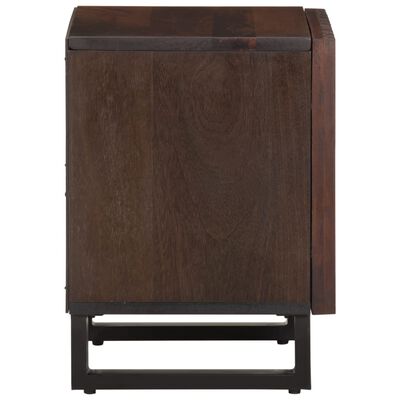 vidaXL Nachtkastjes 2 st 40x34x46 cm massief mangohout