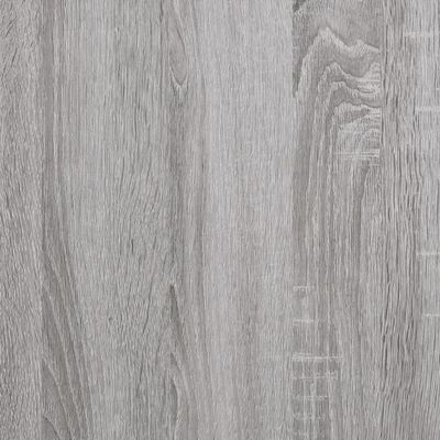 vidaXL Wandschappen 4 st 40x40x1,5 cm bewerkt hout grijs sonoma eiken