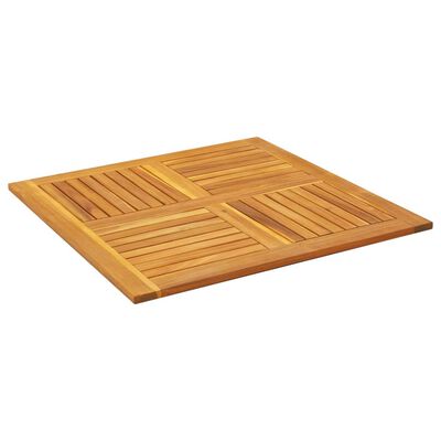 vidaXL Tafelblad vierkant 90x90x2,2 cm massief acaciahout