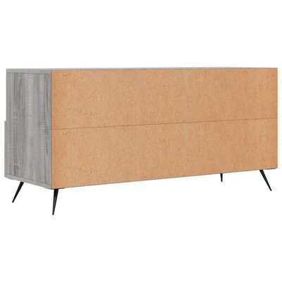 vidaXL Tv-meubel 102x36x50 cm bewerkt hout grijs sonoma eikenkleurig