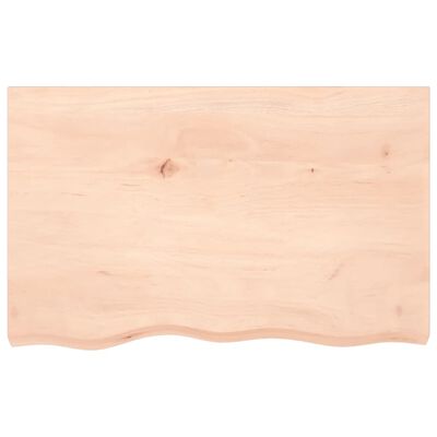 vidaXL Wandschap 80x50x(2-4) cm onbehandeld massief eikenhout