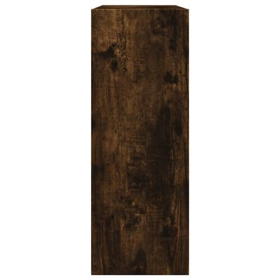 vidaXL Schoenenkast 60x21x57 cm bewerkt hout gerookt eikenkleurig