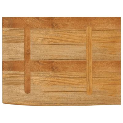 vidaXL Tafelblad met natuurlijke rand 80x60x3,8 cm massief mangohout