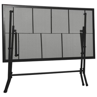 vidaXL Klaptafel mesh 120x60x72 cm staal antraciet