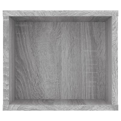 vidaXL Tv-hangmeubel 100x30x26,5 cm bewerkt hout grijs sonoma eiken