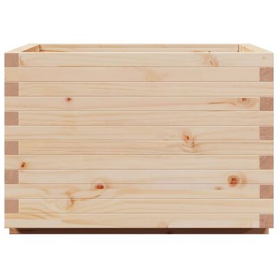 vidaXL Plantenbak 70x70x49,5 cm massief grenenhout