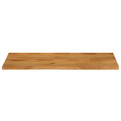 vidaXL Tafelblad met natuurlijke rand 140x60x2,5 cm massief mangohout