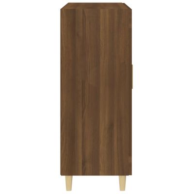 vidaXL Dressoir 69,5x34x90 cm bewerkt hout bruin eikenkleur