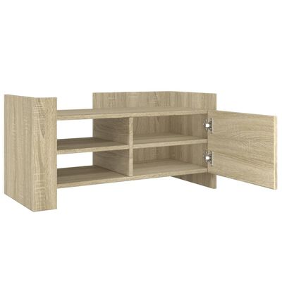 vidaXL Tv-meubel 80x35x40 cm bewerkt hout sonoma eikenkleurig