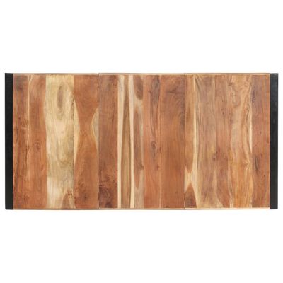 vidaXL Eettafel 200x100x75 cm massief hout